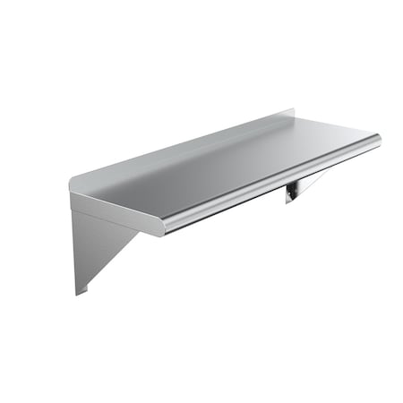 Amgood 12 in. x 36 in. Stainless Steel Wall Shelf AMG WS-1236